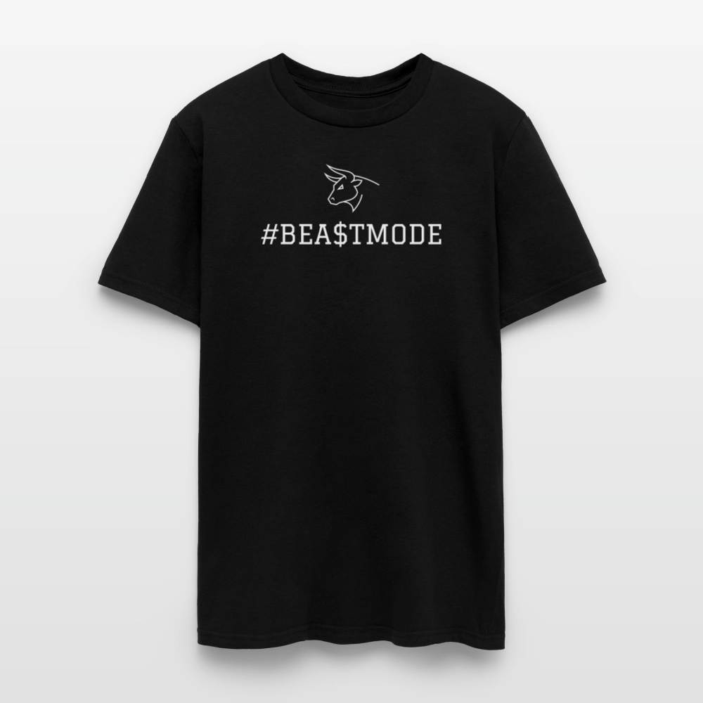 BEA$TMODE Letters Men's T-Shirt | GILDAN 5000 - black