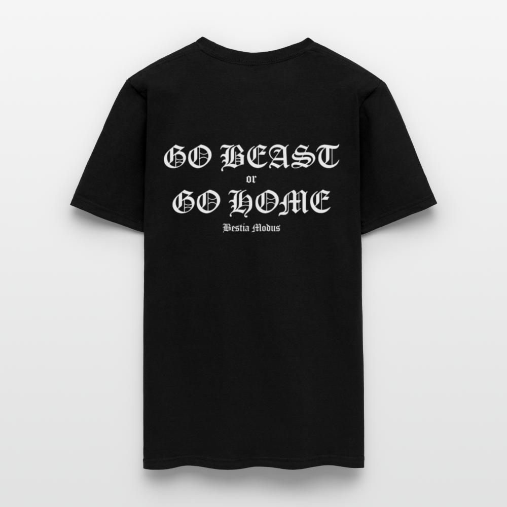 BEA$TMODE Letters Men's T-Shirt | GILDAN 5000 - black