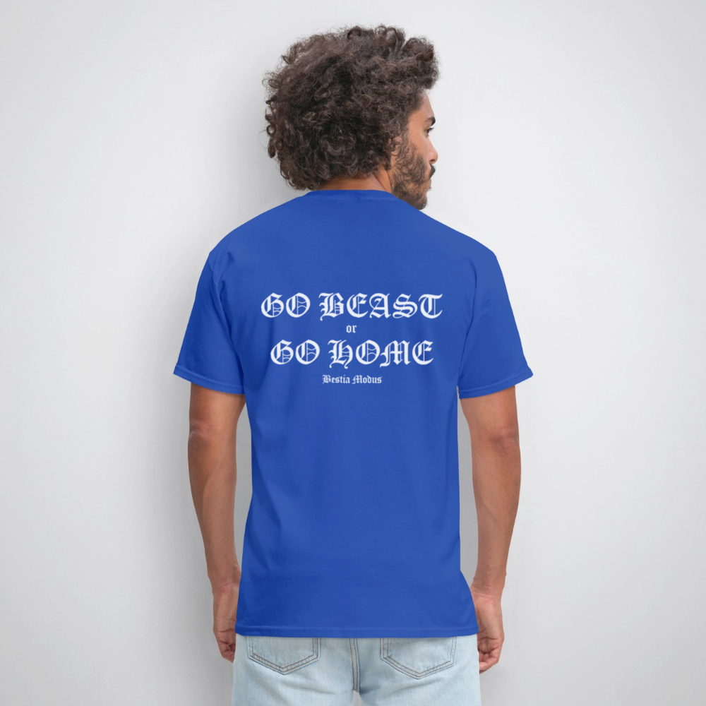 BEA$TMODE Letters Men's T-Shirt | GILDAN 5000 - royal blue