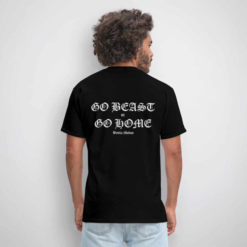 BEA$TMODE Letters Men's T-Shirt | GILDAN 5000 - black