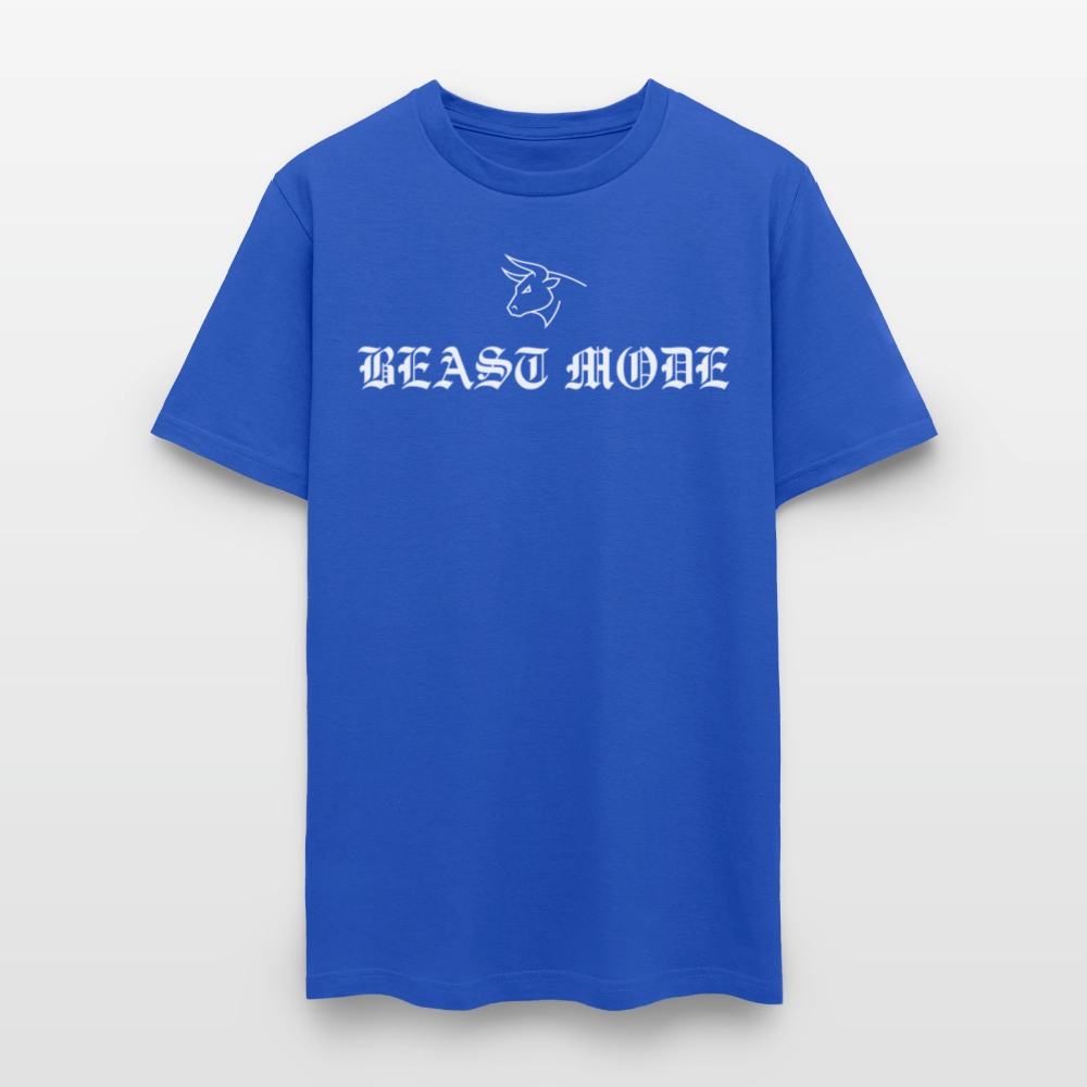 BEAST MODE Olde English Letters Men's T-Shirt | GILDAN 5000 - royal blue