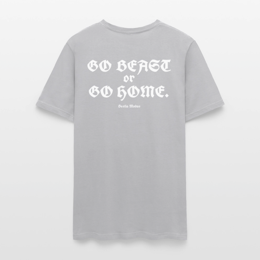 Bestia Modus Bull Small Logo Men's T-Shirt | GILDAN 5000 - gravel