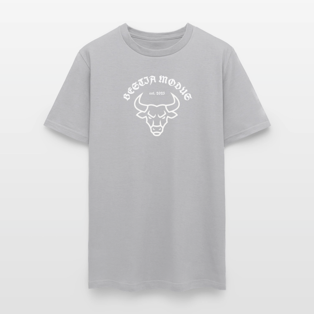 Bestia Modus Bull Small Logo Men's T-Shirt | GILDAN 5000 - gravel