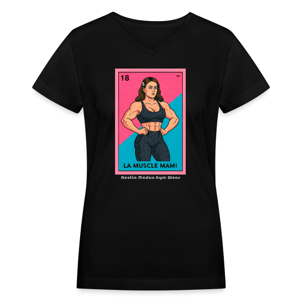 Women's V-Neck T-Shirt - black