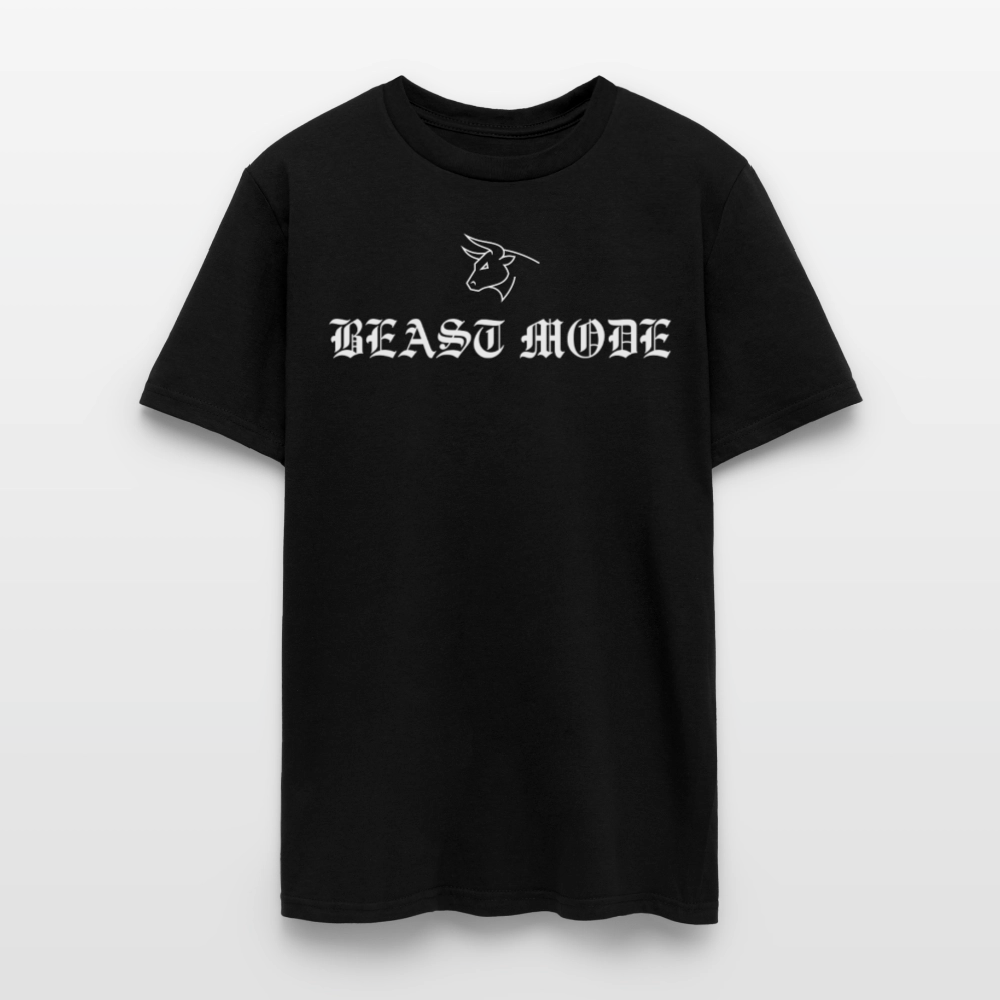 BEAST MODE Olde English Letters Men's T-Shirt | GILDAN 5000 - black