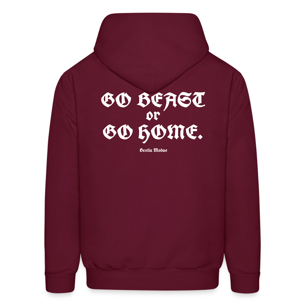 Men's Hoodie - burgundy