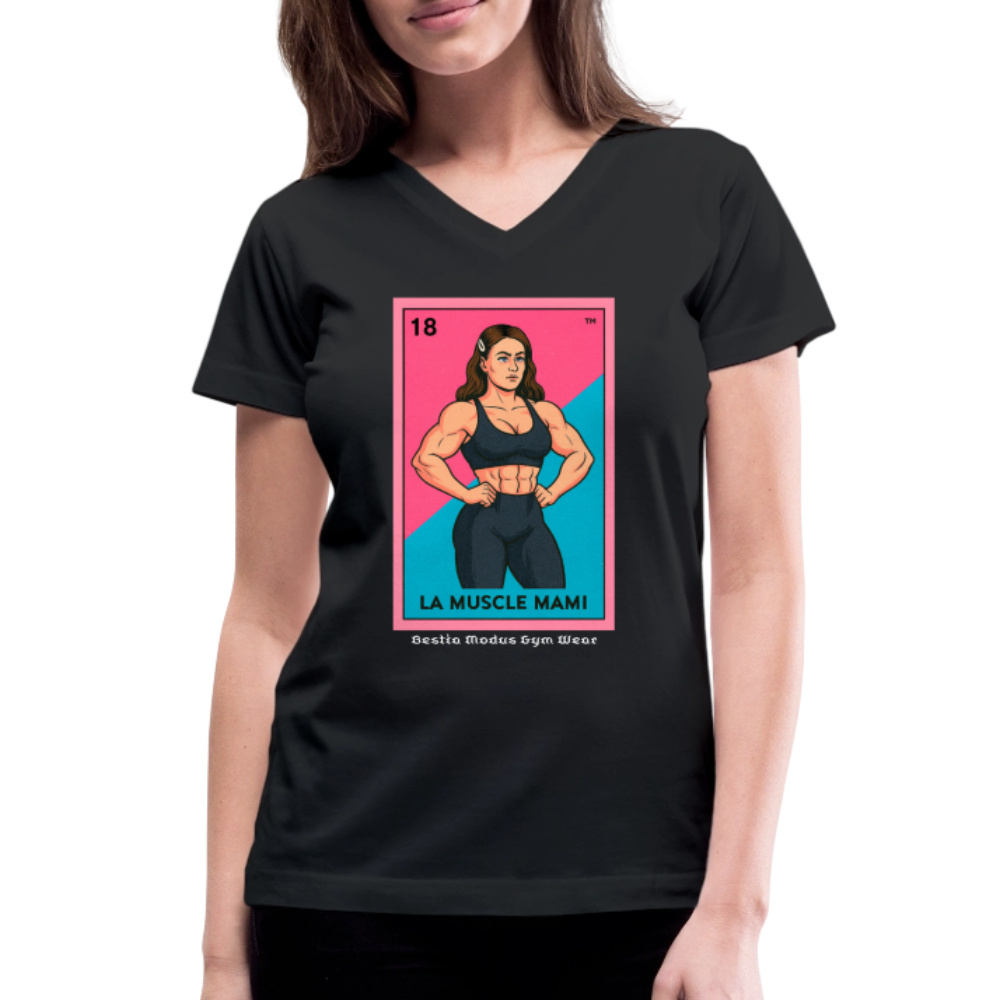 Women's V-Neck T-Shirt - black