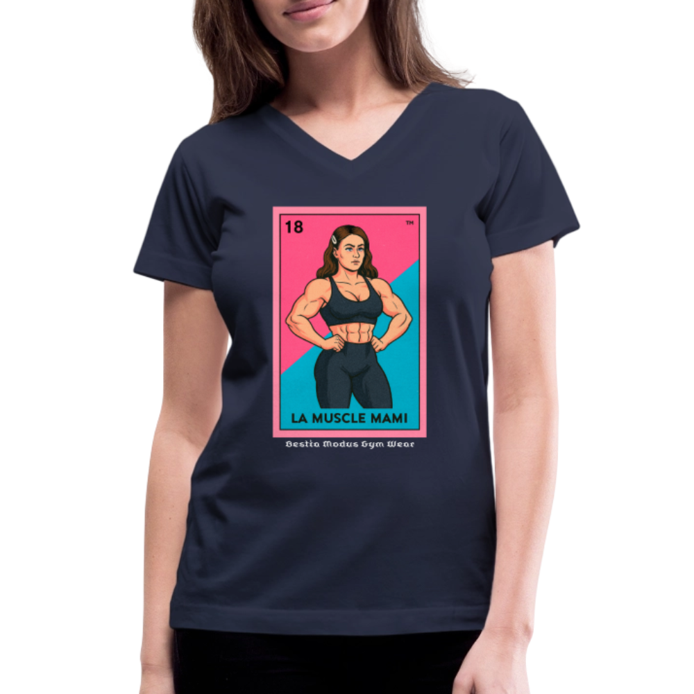 Women's V-Neck T-Shirt - navy