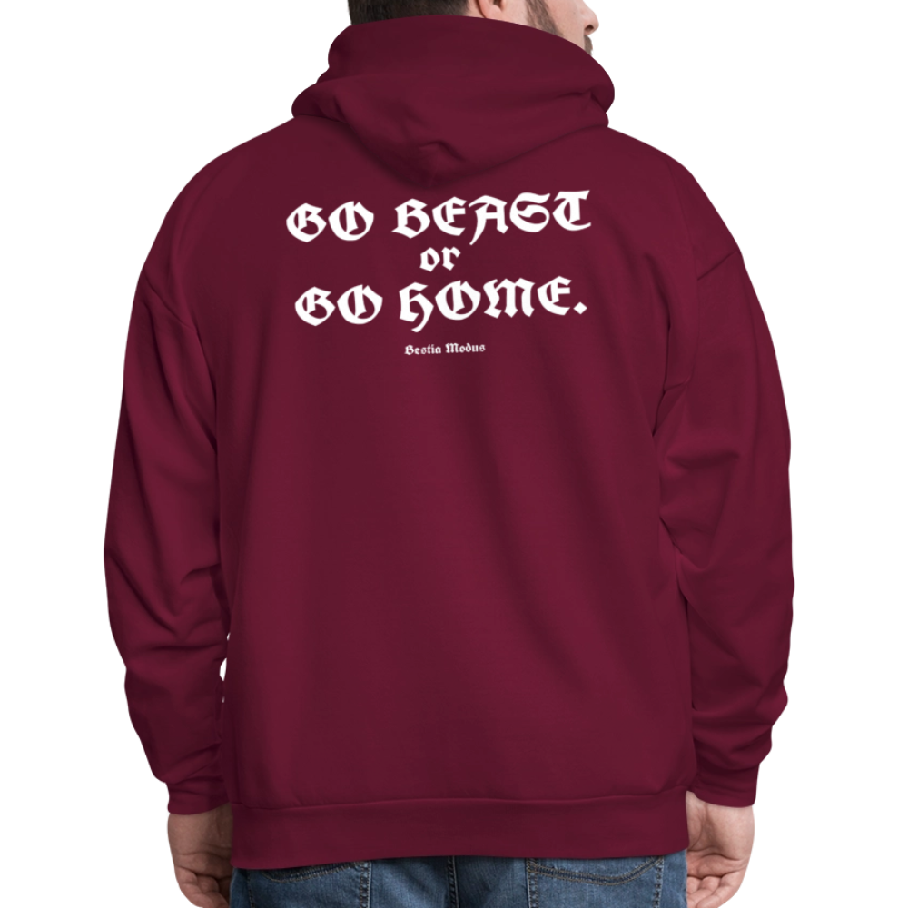 Men's Hoodie - burgundy